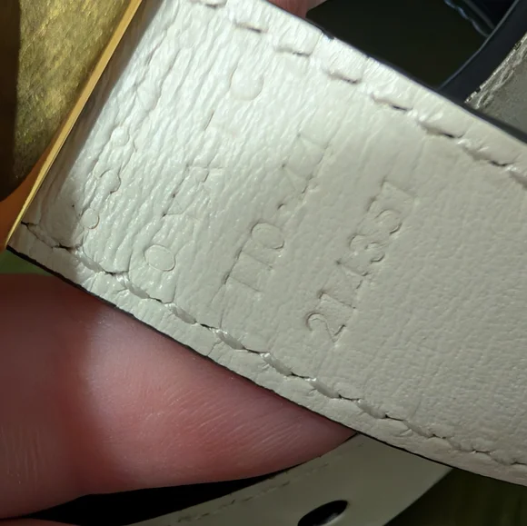 Gucci Marmont Reversible Thin Belt Size 110 - Picture 5 of 16